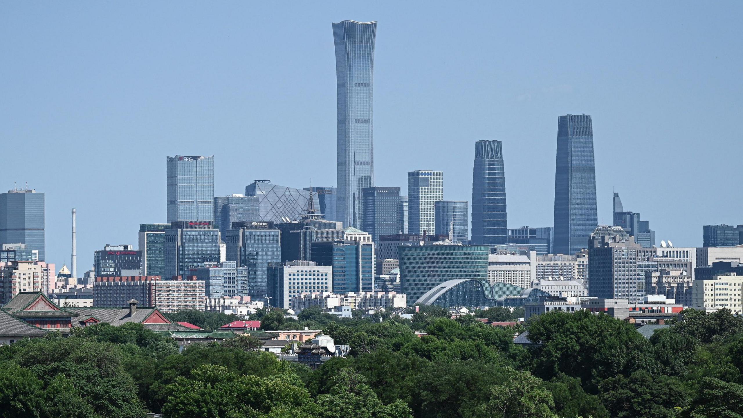 Tiny Plane Strikes Beijing’s Citic Tower in a Rare Aviation Security Breach