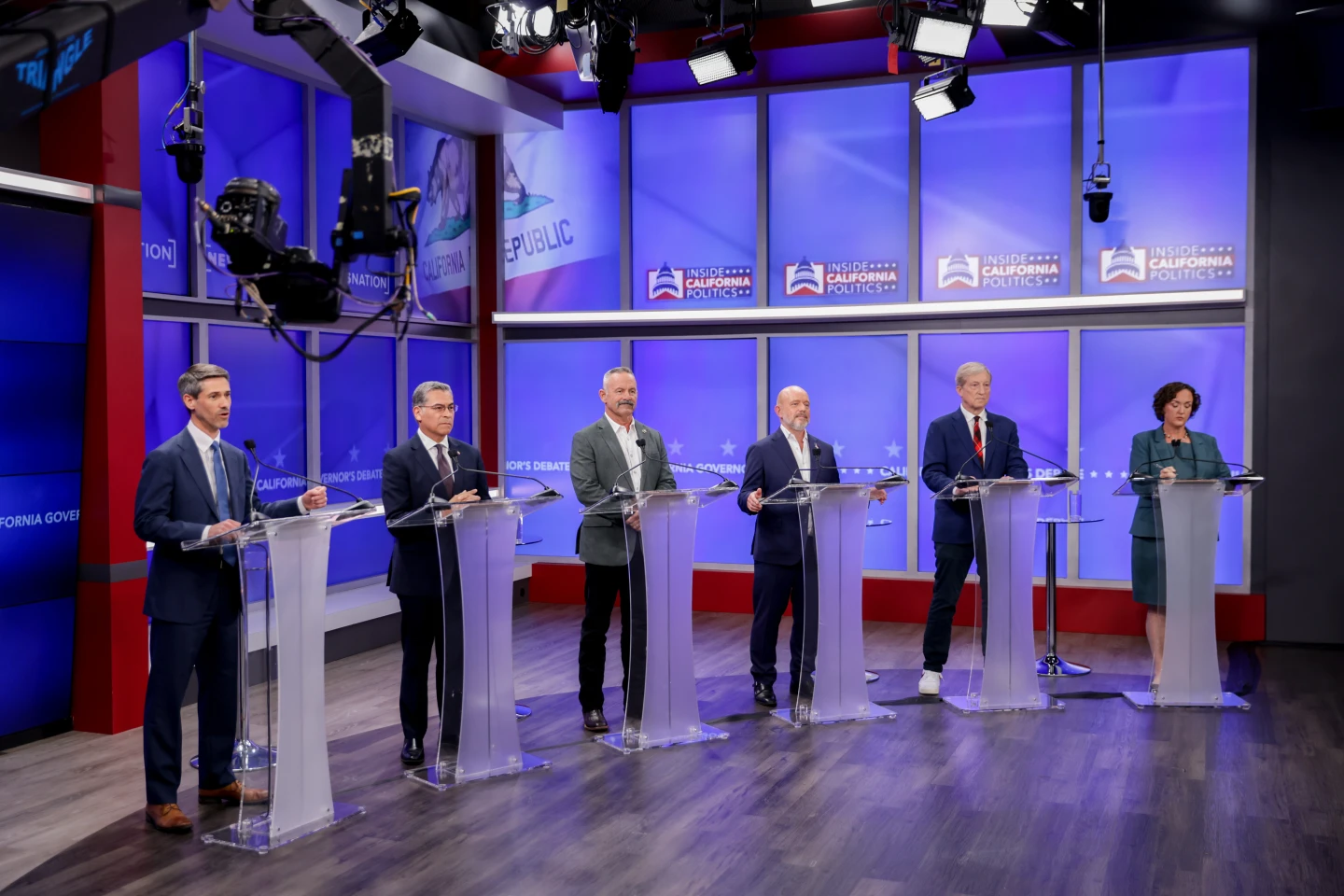 California Gubernatorial Debate Highlights Sharp Party Divides