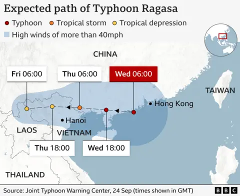 Typhoon Ragasa Hits China After Devastating Taiwan Floods