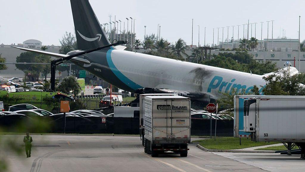 Amazon Cargo Plane Crash at Miami Airport Leaves Five Dead, Five Injured