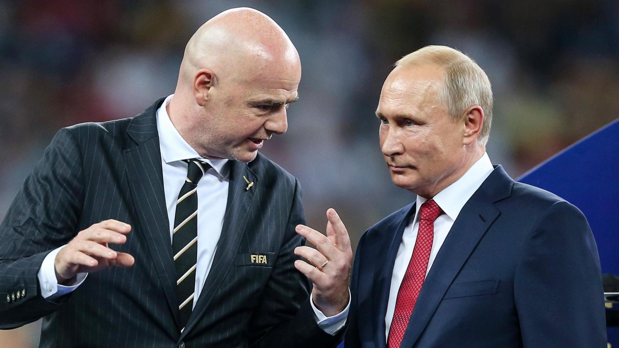 Infantino's Stance on Lifting Russia Ban Sparks Controversy