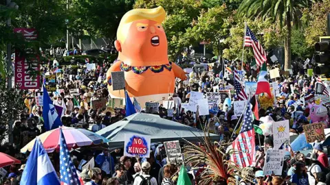 Massive 'No Kings' Protests Oppose Trump Policies Across the U.S.