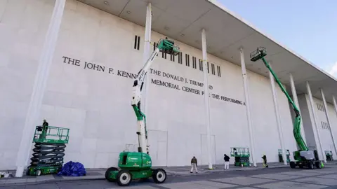 Democratic Lawmaker Sues to Remove Trump's Name from Kennedy Center